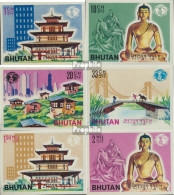 Bhutan 58B-63B (kompl.Ausg.) Postfrisch 1965 Weltausstellung New York - Bhoutan