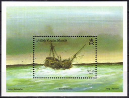 BRITISH VIRGIN ISLANDS 1987 SHIPS - Shipwrecks Souvenir Sheet MNH - Iles Vièrges Britanniques