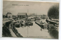 77 NEMOURS Batellerie Le Port Au Sable Peniches De Transport  Marchandises  Coll Davoigneau   - 1910   D17 2020 - Nemours