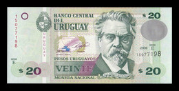 Uruguay 20 Pesos Uruguayos 2008 Pick 86a Serie E SC UNC - Uruguay