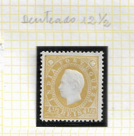 PORTUGUESE INDIA STAMP - 1886 King Luis I P:12½ Md#133 MH (LIND-01) - Portugees-Indië