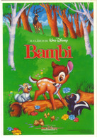 Bambi (Walt Disney Postcard)- El Clasico- White Tailed Deer, Pink Nose Rabbit, Skunk - Other & Unclassified