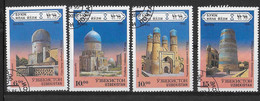 UZBEKISTAN - 1995 - MONUMENTI - SERIE 4 VALORI USATA (YVERT 51\54 - MICHEL 71\74) - Oezbekistan