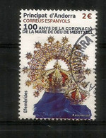 100 Ans Du Couronnement De La Mère De Dieu De Meritxell 2021 Oblitéré, 1 ère Qualité (haute Valeur Faciale) AND.ESP - Usados