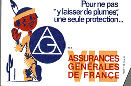 Buvard Pour Ne Pas Y Laisser De Plumes Une Seule Protection Assurances Générales De France - Banque & Assurance