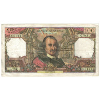 France, 100 Francs, 1973, 1973-07-05, TB, Fayette:65.43, KM:149d - 100 F 1964-1979 ''Corneille''
