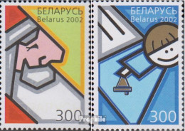 Weißrussland 476-477 (kompl.Ausg.) Postfrisch 2002 Neujahr Und Weihnachten - Belarus