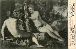 Nu Curiosa * Adamo E Eva Par Tintoretto * Femme Nue Seins Nus * Musée Salon * érotisme érotique - Familles Royales