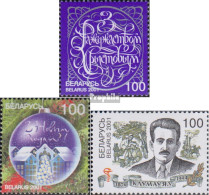 Weißrussland 435,436,437 (kompl.Ausg.) Postfrisch 2001 Weihnachten, Neujahr, Klumow - Belarus