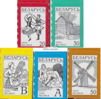 Weißrussland 383-387 (kompl.Ausg.) Postfrisch 2000 Nationale Symbole - Belarus