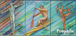 Weißrussland 378-380 Dreierstreifen (kompl.Ausg.) Postfrisch 2000 Olympische Sommerspiele - Belarus