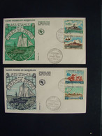 SPM/SAINT PIERRE ET MIQUELON 1er Jour/ FDC ASSISTANCE A LA GRANDE PECHE 25/8/71 COTE FARCIGNY 150€ - Storia Postale