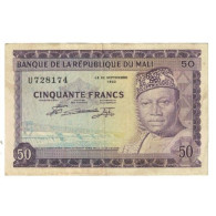 Billet, Mali, 50 Francs, 1960, 1960-09-22, KM:6a, TTB - Malí