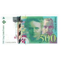 France, 500 Francs, Pierre Et Marie Curie, 1995, BRUNEEL, BONARDIN, VIGIER, SPL - 500 F 1994-2000 ''Pierre Et Marie Curie''