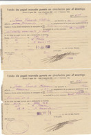 CRBL0043 FONDO PAPEL MONEDAS ESPAÑA 2 UNIDADES 1939 60 - Other & Unclassified