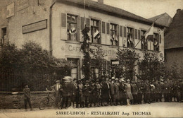 RARE SARRE UNION RESTAURANT AUGUSTE THOMAS - Sarre-Union