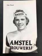 Frits Pirard - 1975 (1274) - Amstel - Carte / Card - Cyclists - Cyclisme - Ciclismo -wielrennen - Ciclismo
