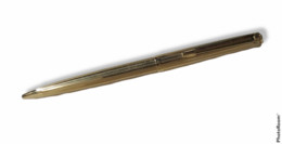 32667 Penna A Sfera LALEX Placcata Oro (gold Plated) - Stylos