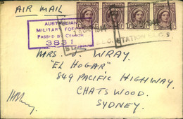 1944, Military Mail On Active Service Censored - Covers & Documents