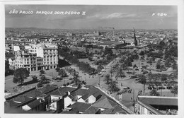 CPA BRESIL SAO PAULO PARQUE DOM PEDRO II - São Paulo