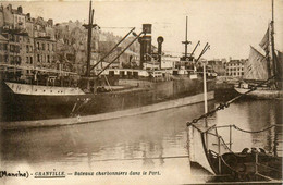 Granville * Bateaux Charbonniers Dans Le Port * Navire Cargo - Granville