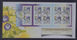 Singapore 2009 Flora & Fauna Definitive, Pigeon Orchid Booklet 2nd Reprint(2009C) FDC - Singapore (1959-...)