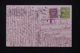 CANADA - Taxe De Montréal Sur Carte Postale De San Francisco En 1950 - L 106348 - Cartas & Documentos