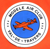 Autocollant Modèle Air Club à Val De Travers - Aufkleber