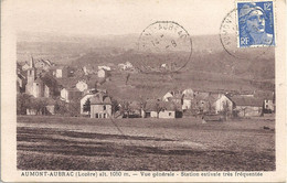 CPA Aumont-Aubrac Vue Générale Station Estivale Très Fréquentée - Aumont Aubrac