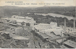 ENVIRONS DU TEIL- VIVIERS -  1925 -  USINES DE LAFARGE -  VUE GENERALE NORD - Le Teil