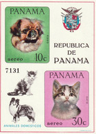 PANAMA - Faune, Chat, Chien - BF Poste Aérienne + 2 Tb PA  - 1967 - MNH - Panama