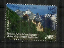 2020 Emission Conjointe Andorra - Liechtenstein, Timbre Oblitéré, 1 ère Qualité . And.Esp - Oblitérés