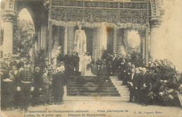 REF5010/ CP-PK Bruxelles 75° Anniversaire Indépendance Fête Patriotique Laeken 1905 - Festivals, Events
