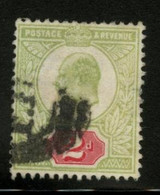 GREAT BRITAIN - 1902 2d Green And Red. Stanley Gibbons # 291. Used. - Sonstige & Ohne Zuordnung