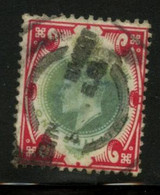 GREAT BRITAIN - 1902  1s Red And Green. Stanley Gibbons # 314. Used. - Sonstige & Ohne Zuordnung