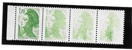 France:Variété N°2327c** (cat:Maury) En Bande De 4 Dont 3 Avec La Variété (cote 330,00€) 2318 Y & T - Unused Stamps