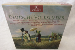 10 CDs Set "Deutsche Volkslieder" Div. Interpreten - Otros - Canción Alemana