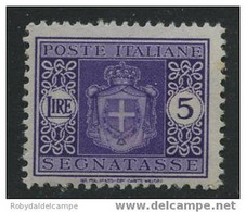 AB023 - ITALIA LUOGOTENENZA - Sassone Segnatasse # 94 Mai Linguellato - 1.scelta - Segnatasse