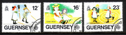 GUERNSEY MI-NR. 449-451 GESTEMPELT(USED) EUROPA 1989 KINDERSPIELE - 1989