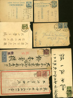 Chine 1920 - Lot De 22 Lettres Ou Entiers Postaux Abîmés  Sur Lettres.......................  (VG) DC-10085 - 1794-1814 (Französische Besatzung)
