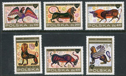 POLAND 1976 Stamp Day: Corinthian Painted Ceramics MNH / **.  Michel 2461-66 - Unused Stamps