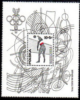 POLAND 1976 Olympic Games: Montreal Block MNH / **.  Michel Block 65 - Blocks & Kleinbögen