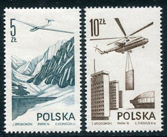 POLAND 1976 Modern Aviation I MNH / **.  Michel 2437-38 - Nuevos