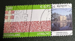 Nederland - NVPH - 2072 - 2002 - Gebruikt - Cancelled - Provincievlaggen - Utrecht - De Vecht - Met Tab - Usati