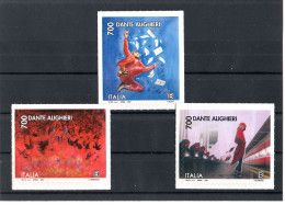 ITALIA    700 Anni Della Morte Di DANTE  - 3 Val.  MNH**  Del  14.09.2021 - 2021-...: Neufs