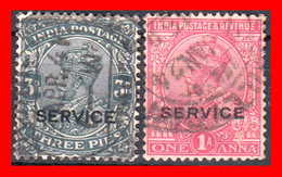 INDIA.-  ( REY JORGE V ) "SERVICE", AÑO 1937 - Gebraucht