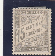 ///    FRANCE  ///   Taxe N° 16 -- 15cts Côte   150€(avec Charniere ) Neuf Gomme Ok * - 1859-1955 Neufs