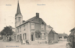 ASSESSE - Grand'Rue - Carte Animée Et Circulé En 1908 - Assesse