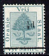 Orange Free State 1882 Surcharged 1/2d On 5s Green (Orange Tree) U/M, SG 36 - Orange Free State (1868-1909)