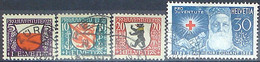 Schweiz Suisse Pro Juventute 1928:  Zu WI 45-48 Mi 229-232 Yv 231-234 Mit Stempel ALLSCHWIL .XII.28 (Zumstein CHF 16.00) - Used Stamps